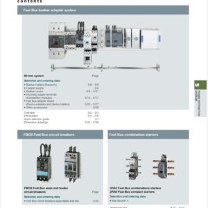 Fast Bus busbar system product catalog page